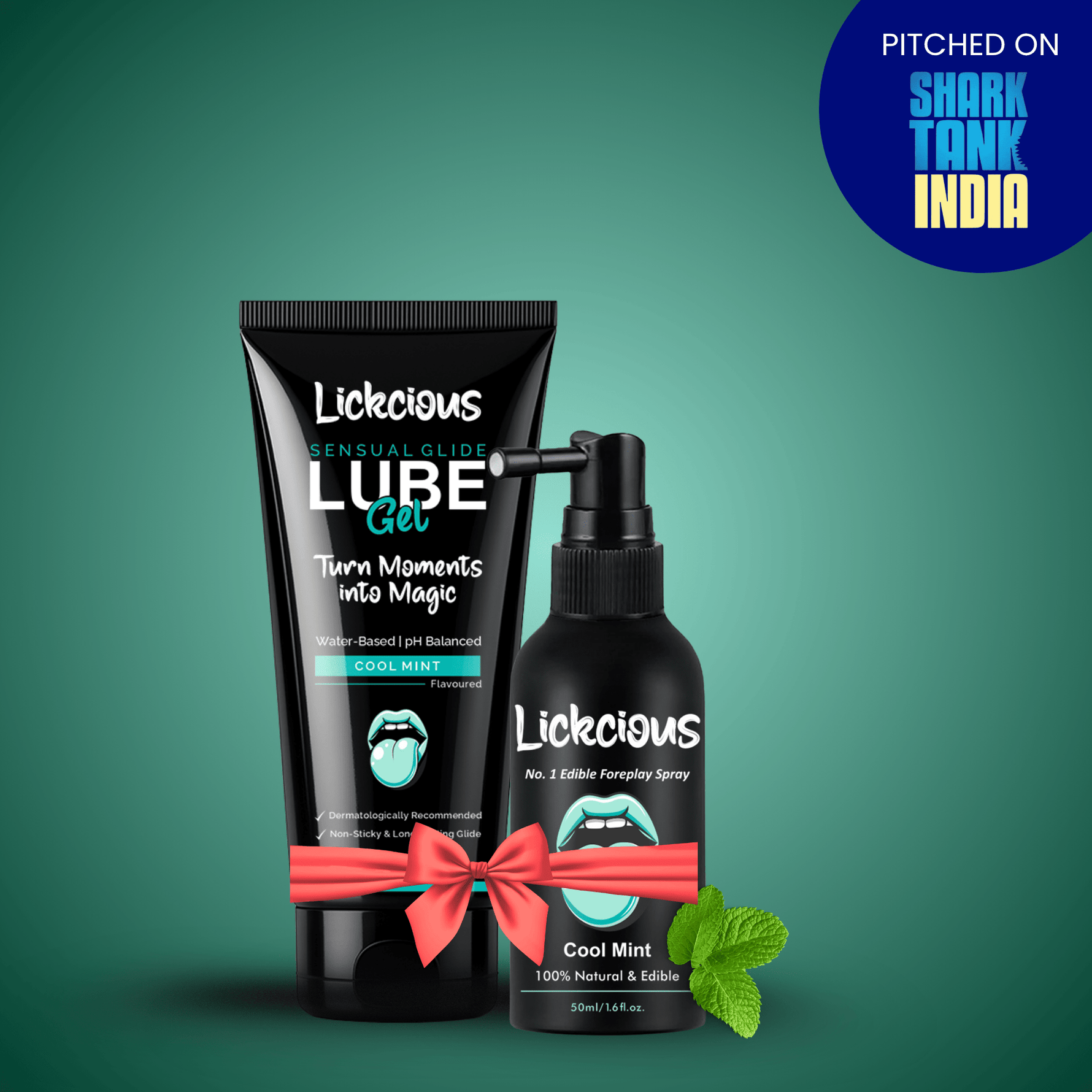 Mint Oral Spray & Lube Combo | Lickcious Mint Oral Spray & Lube Combo | Lickcious