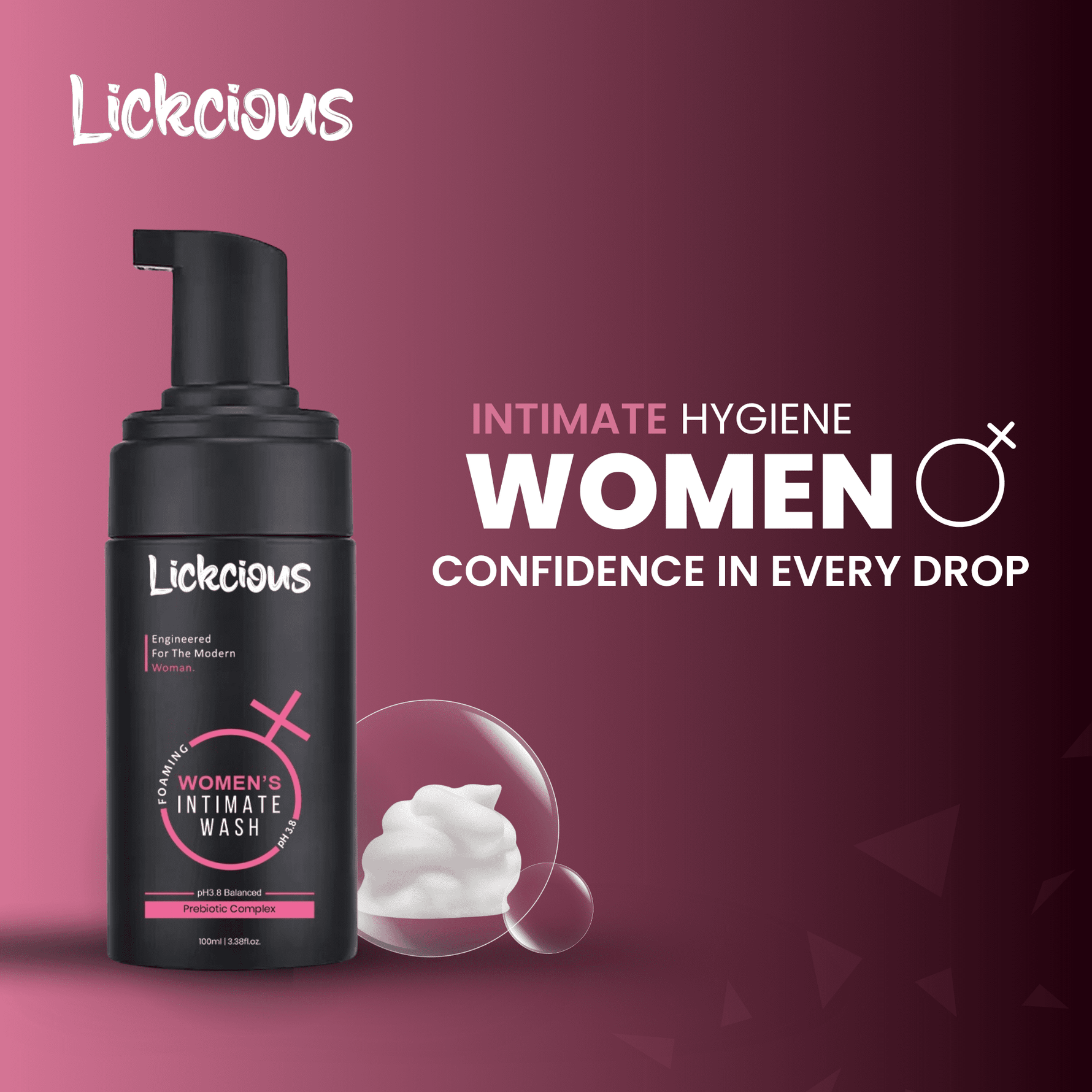 Foaming Intimate Wash - Women - Lickcious