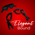 Lickcious Couple Play Kit – Silky Handcuffs & Blindfold Set - Lickcious