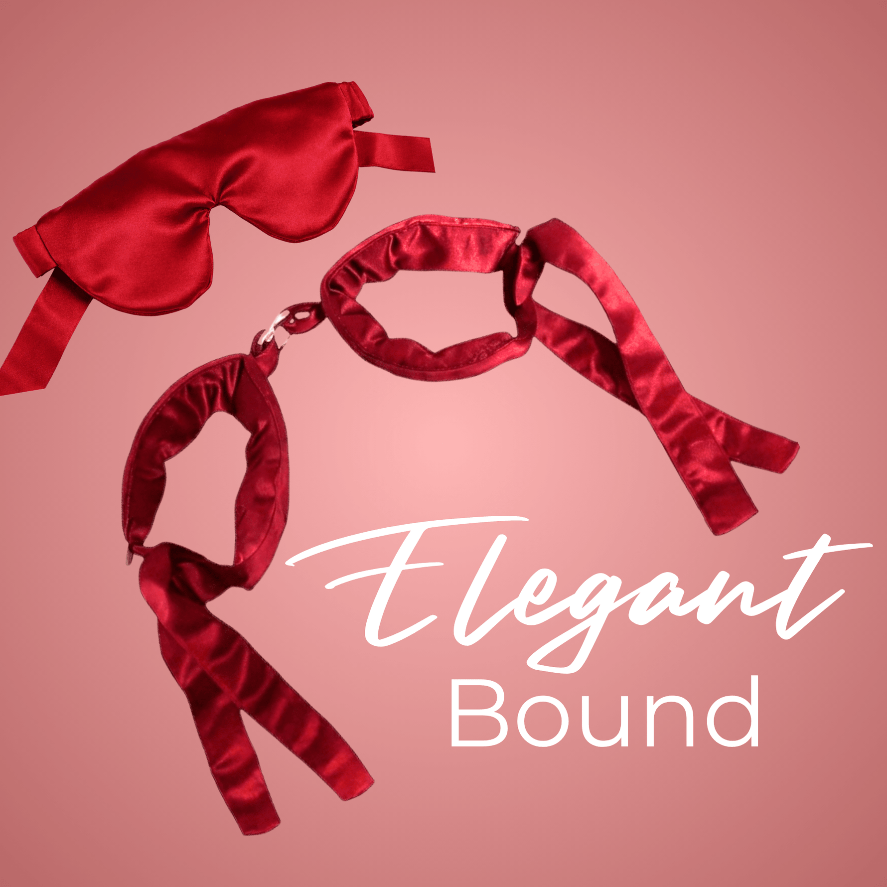 Lickcious Couple Play Kit – Silky Handcuffs & Blindfold Set - Lickcious