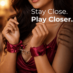 Lickcious Satin Play Handcuffs - Lickcious
