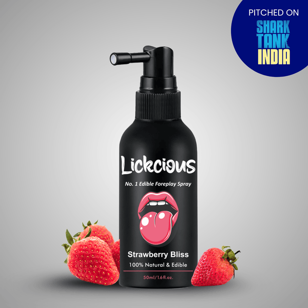 Lickcious Strawberry Bliss Edible Oral Intimacy Spray - Lickcious